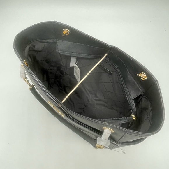 Michael Kors Large X Chain Shoulder Tote Bag
& Trifold Wallet Black - Picture 12 of 12